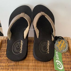 Men new Cobian tan sandals